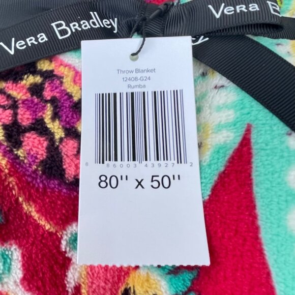 Vera Bradley Rumba Plush Throw Blanket - Picture 4 of 5